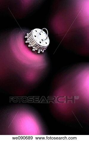 Stock Photo - Christmas baubles. Fotosearch