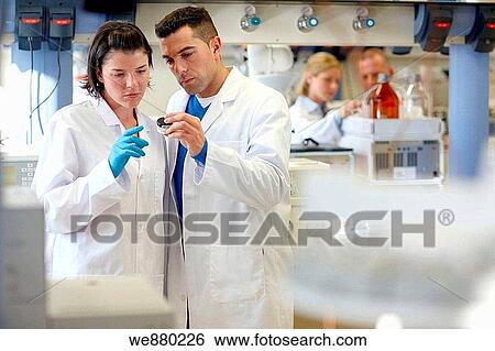 Stock Photograph - Chromatograph, Physical Chemical Laboratory, Azti-Tecnalia, Marine and Food Research Technological Centre, Derio, Biscay, Basque Country, Spain. Fotosearch