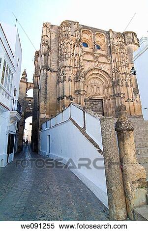 Church of Santa Maria, Arcos de la Frontera. Cadiz. Andalucia. Spain. View Large Photo Image Stock Photography - Church of Santa Maria, Arcos de la Frontera. Cadiz. Andalucia. Spain.. Fotosearch