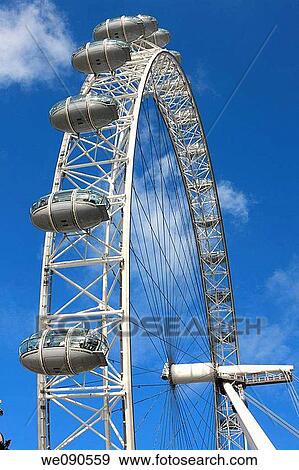 city, big, blue sky, blue, Big wheel, amusement View Large Photo Image Stock Photo - city, big, blue sky, blue, Big wheel, amusement. Fotosearch