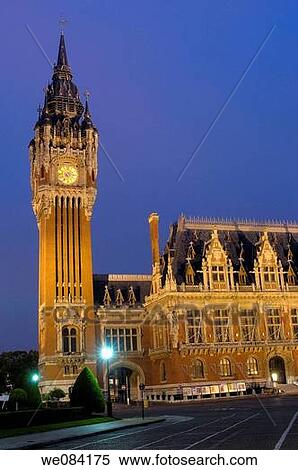 City Hall, Calais. Nord-Pas de Calais, France View Large Photo Image Stock Photography - City Hall, Calais. Nord-Pas de Calais, France. Fotosearch