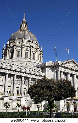 City Hall of San Francisco View Large Photo Image Stock Image - City Hall of San Francisco. Fotosearch