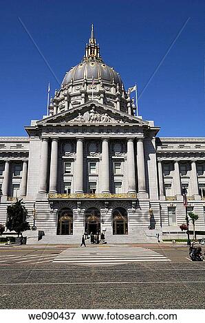 City Hall of San Francisco View Large Photo Image Stock Photo - City Hall of San Francisco. Fotosearch