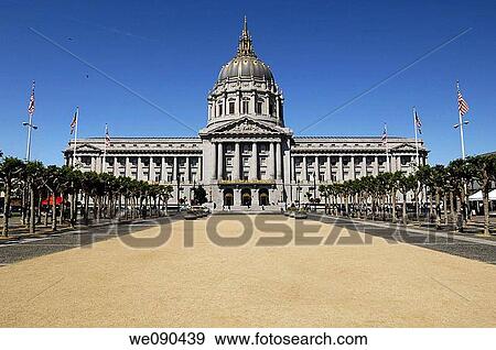 City Hall of San Francisco View Large Photo Image Stock Photo - City Hall of San Francisco. Fotosearch