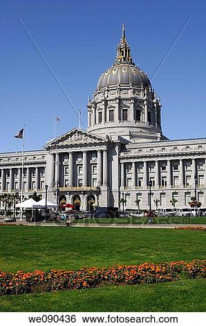 City Hall of San Francisco View Large Photo Image Stock Photograph - City Hall of San Francisco. Fotosearch