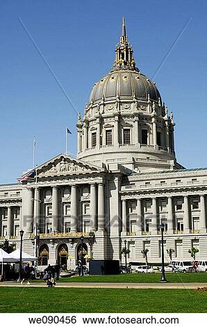 City Hall of San Francisco View Large Photo Image Stock Photograph - City Hall of San Francisco. Fotosearch