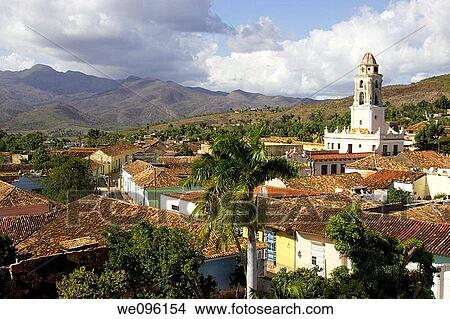 City View of Trinidad, Cuba View Large Photo Image Picture - City View of Trinidad, Cuba. Fotosearch
