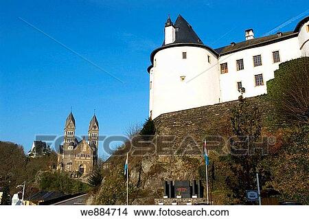 Picture - Clervaux castle in Luxembourg, 2006 novembrer. Fotosearch