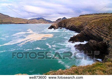Cliffs Kobar? n, Muskiz, Biscay, Basque Country. Spain. View Large Photo Image Stock Image - Cliffs Kobar? n, Muskiz, Biscay, Basque Country. Spain.. Fotosearch