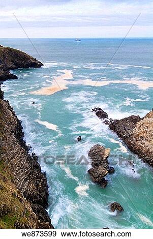 Cliffs Kobar? n, Muskiz, Biscay, Basque Country. Spain. View Large Photo Image Stock Photo - Cliffs Kobar? n, Muskiz, Biscay, Basque Country. Spain.. Fotosearch