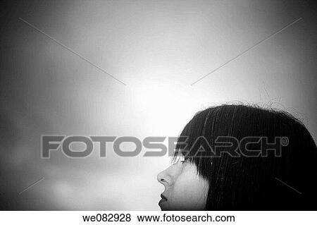 Close-up of a young woman. View Large Photo Image Stock Photo - Close-up of a young woman.. Fotosearch