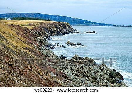 Coastal Scenics south of Cheticamp, Cape Breton Island, Nova Scotia, Canada View Large Photo Image Stock Photo - Coastal Scenics south of Cheticamp, Cape Breton Island, Nova Scotia, Canada. Fotosearch
