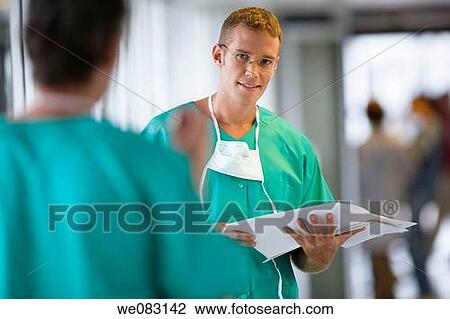 colleague, doctor, dossier View Large Photo Image Stock Image - colleague, doctor, dossier. Fotosearch