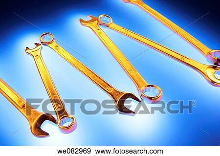 Stock Photo - Collection of Spanners. Fotosearch