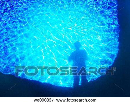 Stock Photo - Community pool inside the enclosure of some terraced houses in Denia. Alicante, Comunidad Valenciana, Spain. Fotosearch