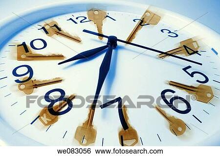 Composite of Keys and Clock View Large Photo Image Stock Photograph - Composite of Keys and Clock. Fotosearch