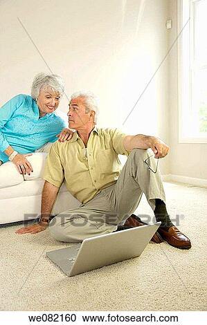 Stock Image - computer, contemporary, at-home. Fotosearch