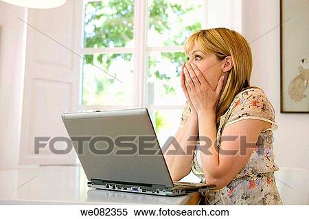 computer, contemporary, at-home View Large Photo Image Stock Photography - computer, contemporary, at-home. Fotosearch
