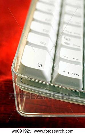 Computer keyboard on red background View Large Photo Image Stock Photography - Computer keyboard on red background. Fotosearch