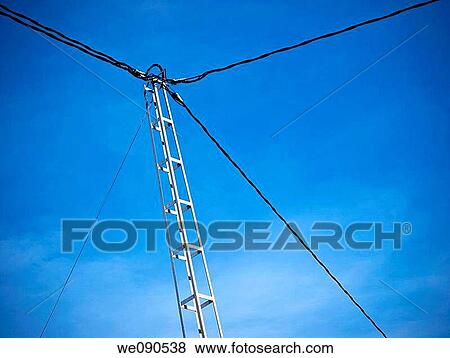 Stock Photo - connecting, ambiente, connect, cloud, cable, alto. Fotosearch
