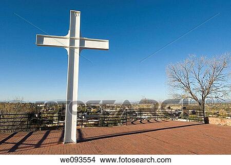 Cross of the Martyrs, Santa Fe New Mexico View Large Photo Image Picture - Cross of the Martyrs, Santa Fe New Mexico. Fotosearch