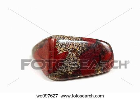 Cutout of a Brecciated Jasper gemstone on white background View Large Photo Image Stock Photo - Cutout of a Brecciated Jasper gemstone on white background. Fotosearch