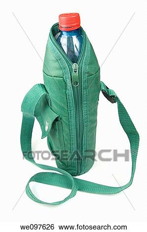 Cutout of a Plastic Bottle of Mineral Water in a carry bag on white background View Large Photo Image Stock Photograph - Cutout of a Plastic Bottle of Mineral Water in a carry bag on white background. Fotosearch