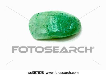 Cutout of an Aventurine gemstone on white background View Large Photo Image Stock Photo - Cutout of an Aventurine gemstone on white background. Fotosearch