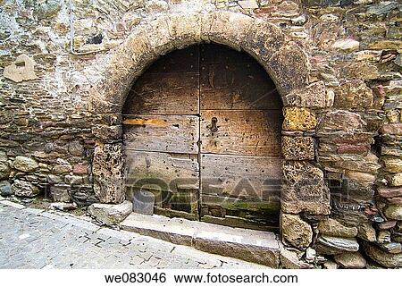 Detail of door, Plan, Huesca province, Aragon, Spain View Large Photo Image Stock Photograph - Detail of door, Plan, Huesca province, Aragon, Spain. Fotosearch