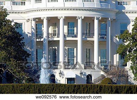 Detail of The White House - Home of The President of the United States of America View Large Photo Image Stock Photograph - Detail of The White House - Home of The President of the United States of America. Fotosearch