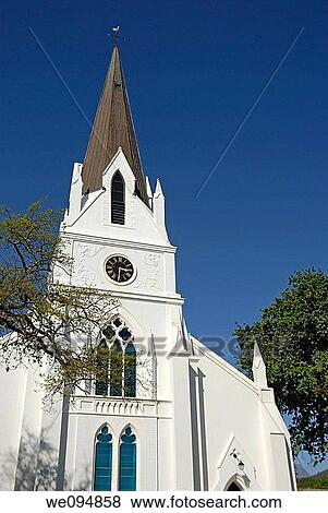 Dutch Reformed Church on Church Street, Stellenbosch, Western Cape Province, South Africa View Large Photo Image Stock Photo - Dutch Reformed Church on Church Street, Stellenbosch, Western Cape Province, South Africa. Fotosearch