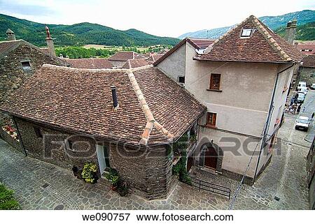 Echo village, Valle de Hecho. Pyrenees mountains, Huesca province, Aragon, Spain View Large Photo Image Stock Photo - Echo village, Valle de Hecho. Pyrenees mountains, Huesca province, Aragon, Spain. Fotosearch