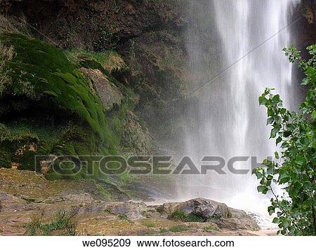 El Salto de la Novia The fiance waterfall Navajas village Castellon province Alto Palancia Spain View Large Photo Image Stock Photo - El Salto de la Novia The fiance waterfall Navajas village Castellon province Alto Palancia Spain. Fotosearch