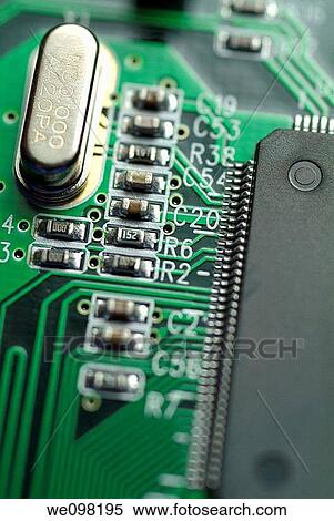 Electronic integrated circuit on a computer usb board View Large Photo Image Stock Photography - Electronic integrated circuit on a computer usb board. Fotosearch