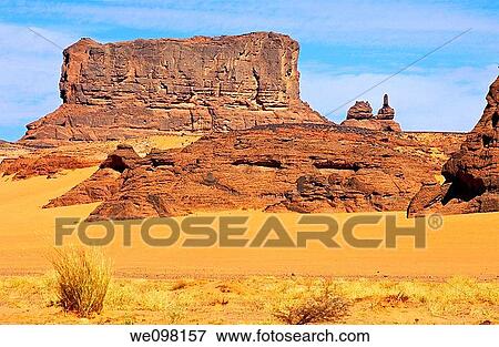 Eroded mountain stock, Acacus Mountains, Sahara desert, Libya View Large Photo Image Stock Photo - Eroded mountain stock, Acacus Mountains, Sahara desert, Libya. Fotosearch
