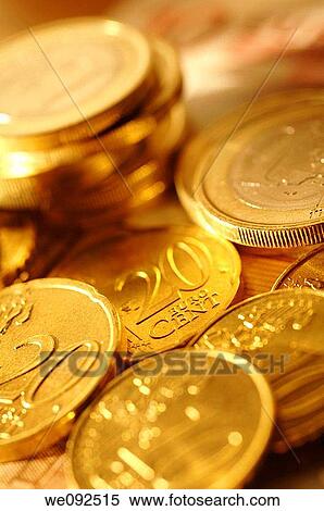 Euro coins on euro notes View Large Photo Image Stock Photography - Euro coins on euro notes. Fotosearch