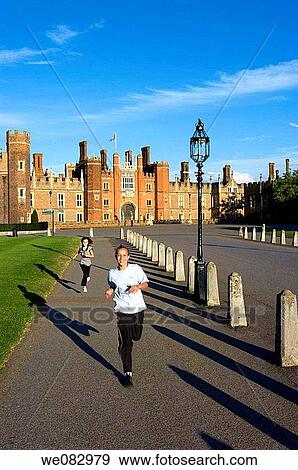 Europe, UK, england, london, hampton court west face View Large Photo Image Stock Photo - Europe, UK, england, london, hampton court west face. Fotosearch