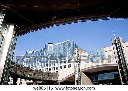 European Parliament, Brussels Belgium View Large Photo Image Stock Photography - European Parliament, Brussels Belgium. Fotosearch