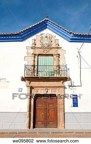 Facade of Marqueses de Torremej? a palace. Almagro, Ciudad Real province, Castilla La Mancha, Spain. View Large Photo Image Stock Image - Facade of Marqueses de Torremej? a palace. Almagro, Ciudad Real province, Castilla La Mancha, Spain.. Fotosearch