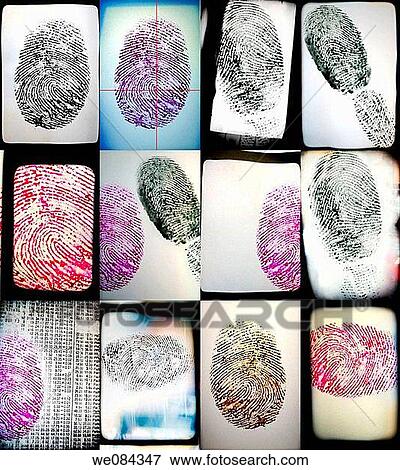 Fingerprint - Huella digital View Large Photo Image Stock Photo - Fingerprint - Huella digital. Fotosearch