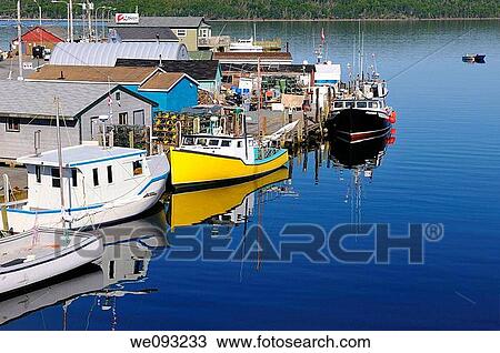 Fishing boats on Government Wharf at Fishermans Cove Eastern Passage Halifax Nova Scotia View Large Photo Image Stock Image - Fishing boats on Government Wharf at Fishermans Cove Eastern Passage Halifax Nova Scotia. Fotosearch