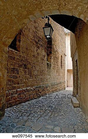 France Provence Moustiers Sainte Marie Village View Large Photo Image Stock Photography - France Provence Moustiers Sainte Marie Village. Fotosearch