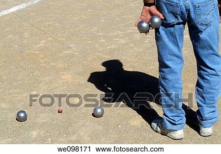 France provence player of the french boule game View Large Photo Image Stock Image - France provence player of the french boule game. Fotosearch