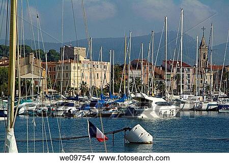 France Provence Sanary Sur Mer Village Port View Large Photo Image Stock Photo - France Provence Sanary Sur Mer Village Port. Fotosearch