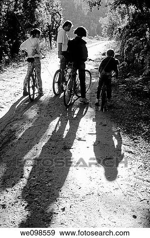 France provence stopped group of bikers talking together in the forest View Large Photo Image Stock Photo - France provence stopped group of bikers talking together in the forest. Fotosearch