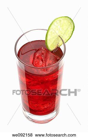 Glass of cranberry juice View Large Photo Image Stock Photo - Glass of cranberry juice. Fotosearch