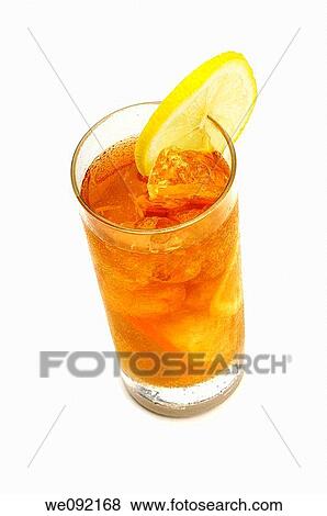 Glass of iced tea View Large Photo Image Stock Photo - Glass of iced tea. Fotosearch