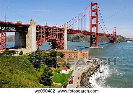Golden Gate Bridge View Large Photo Image Stock Image - Golden Gate Bridge. Fotosearch