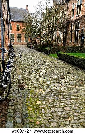 Stock Photo - Great Beguinague, Leuven, Louvain, Flanders, Belgium, Europe. Fotosearch
