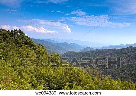 Stock Photo - Great Smoky Mtns from Newfound Gap Rd. Fotosearch